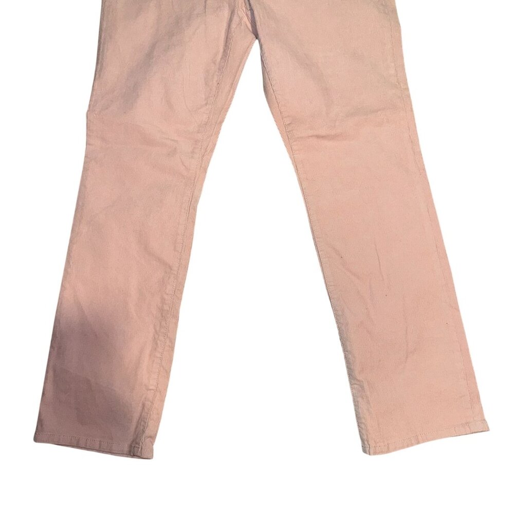 NWT Lands End Womens Straight Leg Pants 14 32 Light Pink Corduroy Mid Rise - Picture 5 of 9
